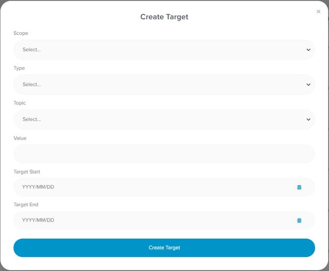 Create target